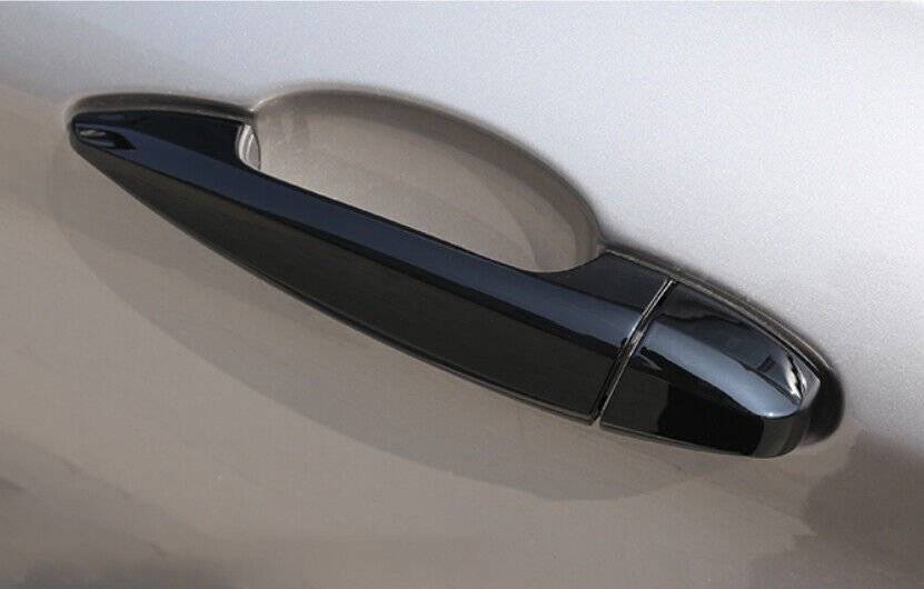 For BMW X5 F15 X6 2014-2018 ABS Black Exterior Outside Door Handle Cover Trim