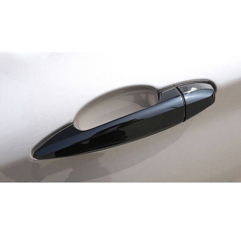 For BMW X5 F15 X6 2014-2018 ABS Black Exterior Outside Door Handle Cover Trim