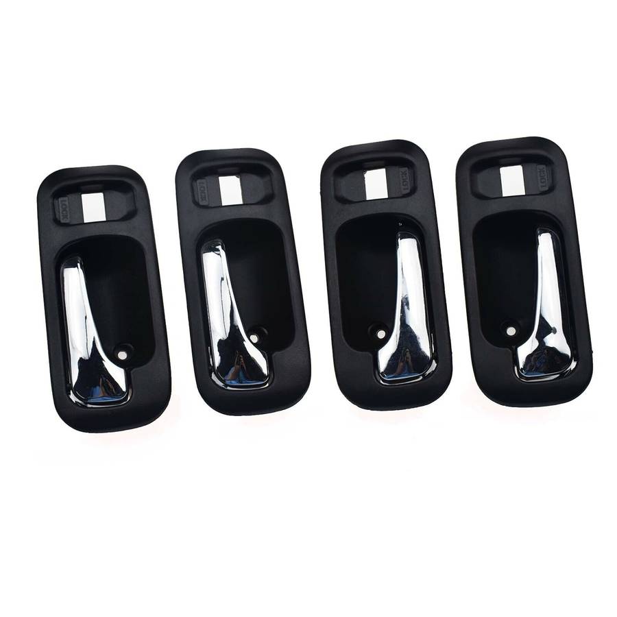 For Honda Odyssey 1995-1998 CR-V 1997-2001 Interior Door Handles 4PCS Black