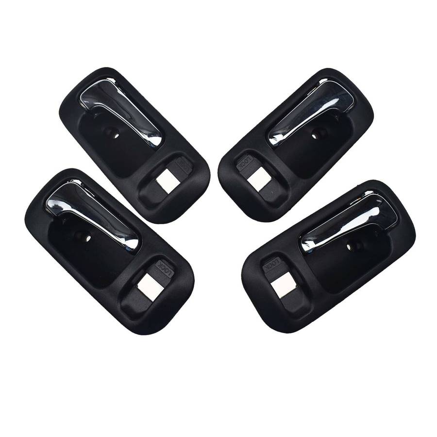 For Honda Odyssey 1995-1998 CR-V 1997-2001 Interior Door Handles 4PCS Black