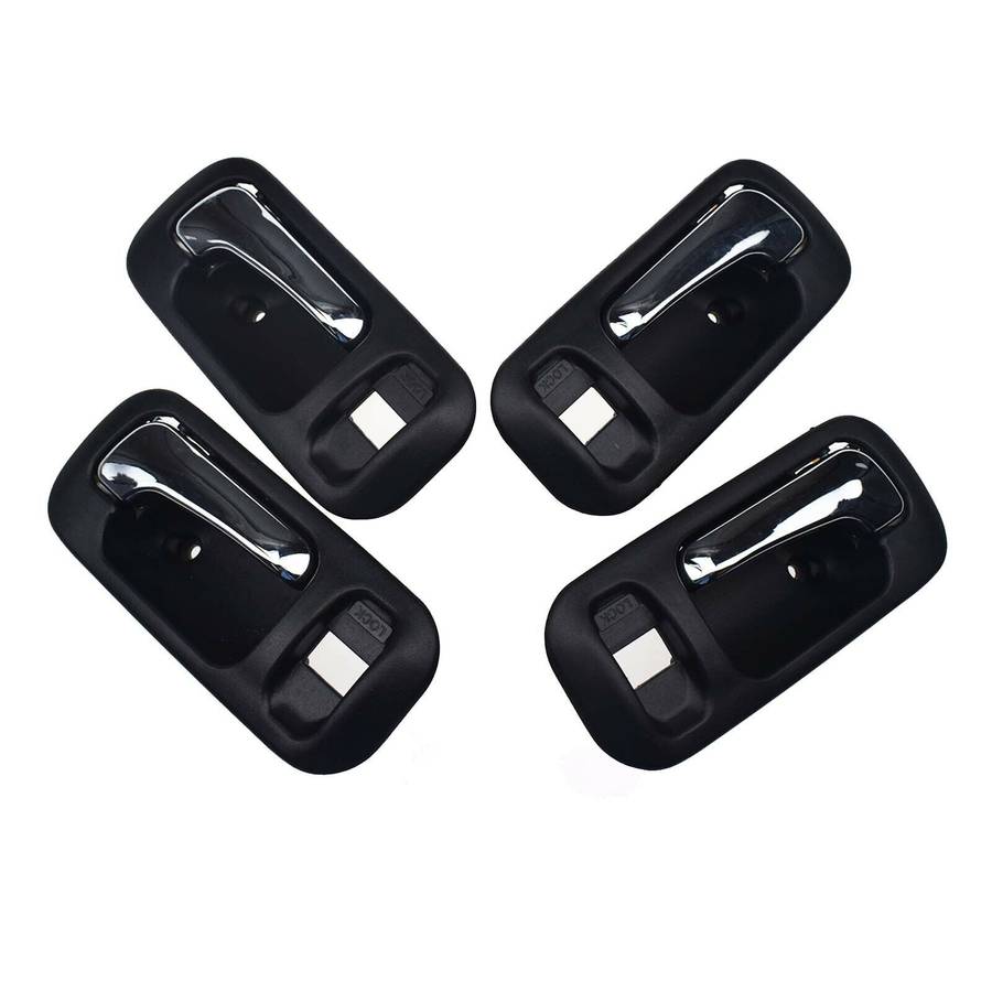 For Honda Odyssey 1995-1998 CR-V 1997-2001 Interior Door Handles 4PCS Black