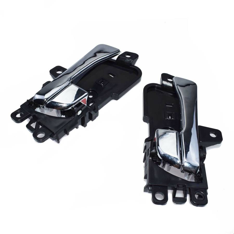 Left &amp; Right Pair Inside Interior Door Handle Chrome For Hyundai Sonata 2011-15