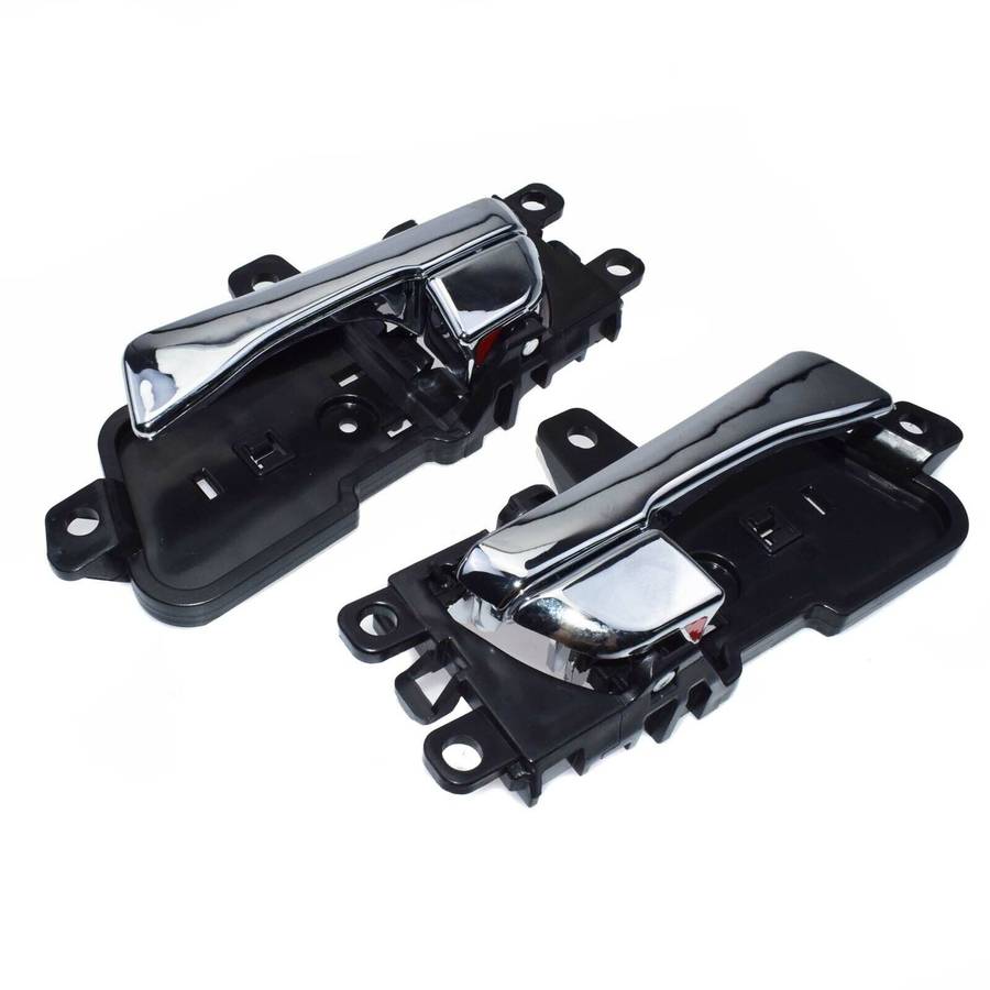 Left &amp; Right Pair Inside Interior Door Handle Chrome For Hyundai Sonata 2011-15
