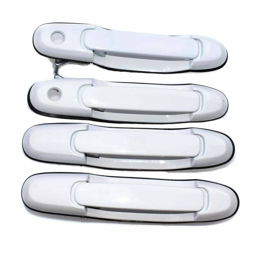 New Front Rear Left Right Exterior Door Handles White For Toyota Sienna 98-03