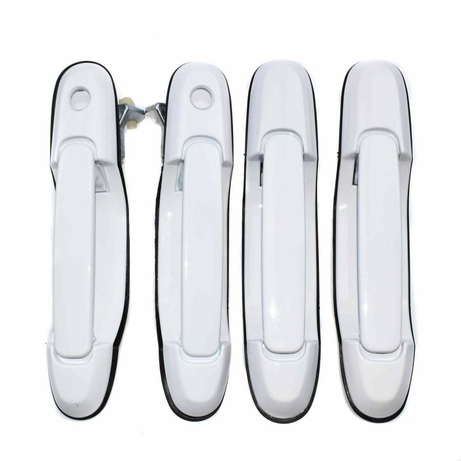 New Front Rear Left Right Exterior Door Handles White For Toyota Sienna 98-03