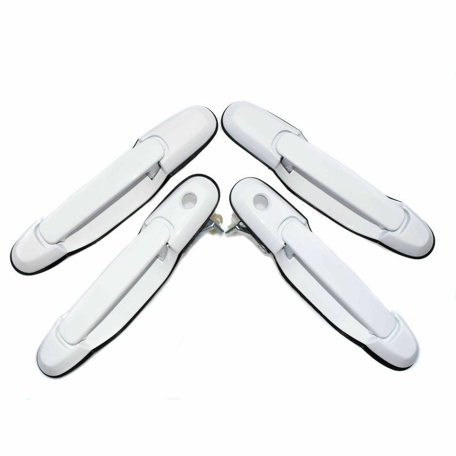 New Front Rear Left Right Exterior Door Handles White For Toyota Sienna 98-03