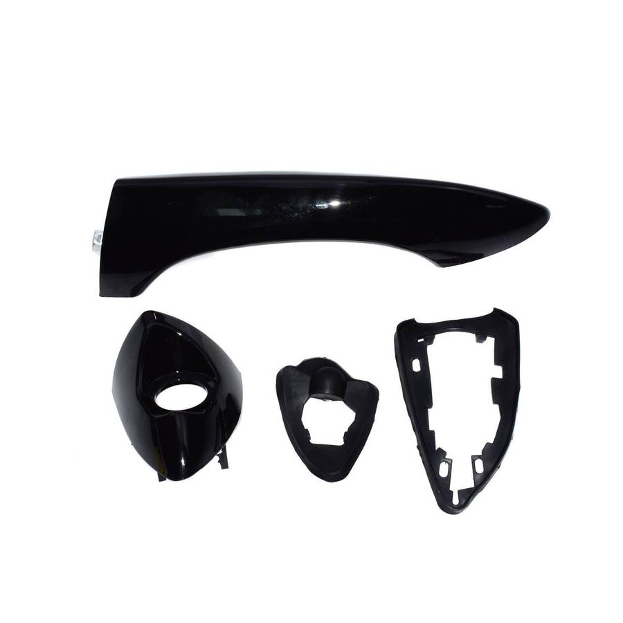 Black Outside Door Handle Front Left For BMW X5 E53 2000-2005 51218257737