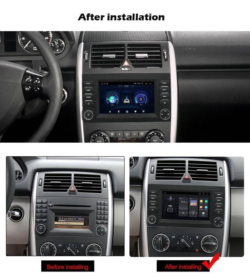 7"Touch Screen Android Head Unit GPS Radio For Mercedes Sprinter Viano Vito W639