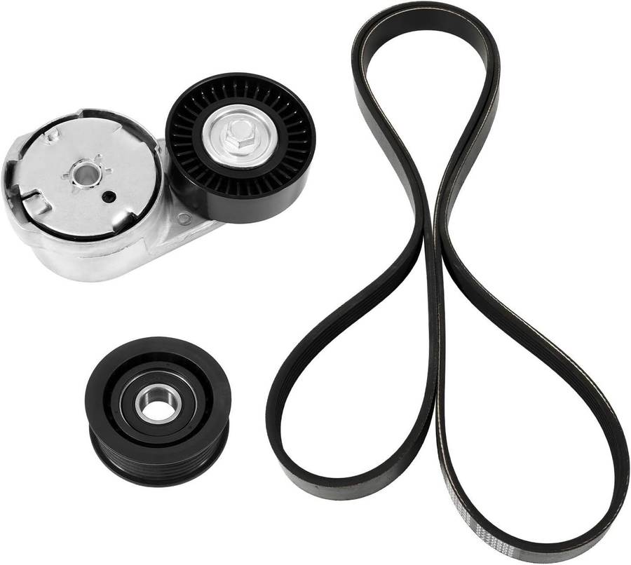 Drive Idler Pulley Serpentine Belt Tensioner Kit For Ram Dodge Chrysler Jeep 3.6