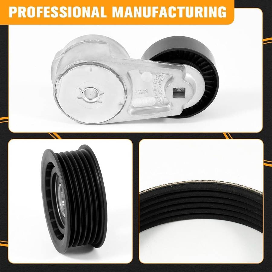 Drive Idler Pulley Serpentine Belt Tensioner Kit For Ram Dodge Chrysler Jeep 3.6