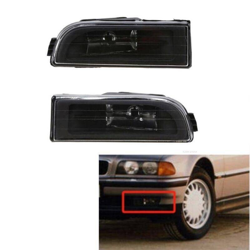 Front Bumper Fog Lights Driving Lamps For BMW Series 7 E38 1995-2001 Pair