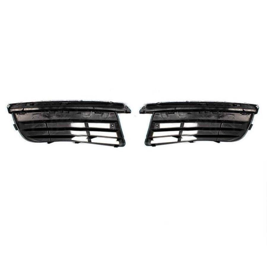Front Bumper Fog Light Grille Cover For Volkswagen VW Jetta MK5 2006-2011 Pair