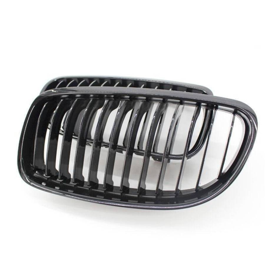 2X/Set Car Front Grille Shiny Black fit for BMW 3 Series E90 09-11 10 Mesh Grill
