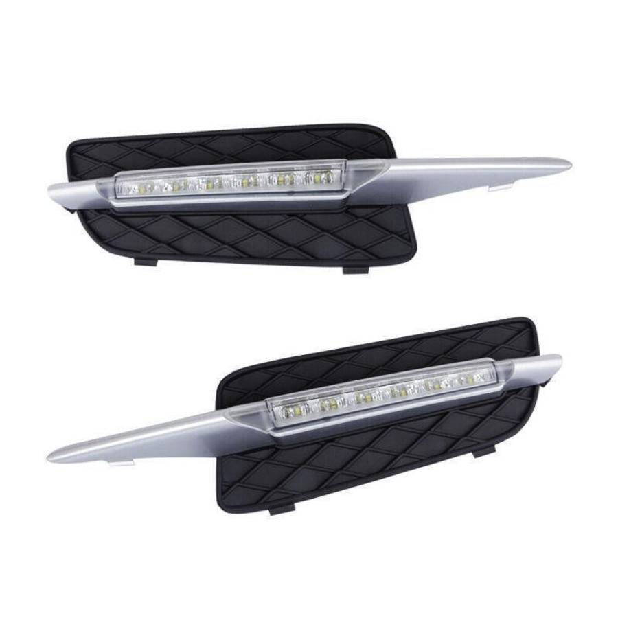 LED DRL Daytime Running Fog Light Lamps Fit For BMW X5 E70 2007-2010