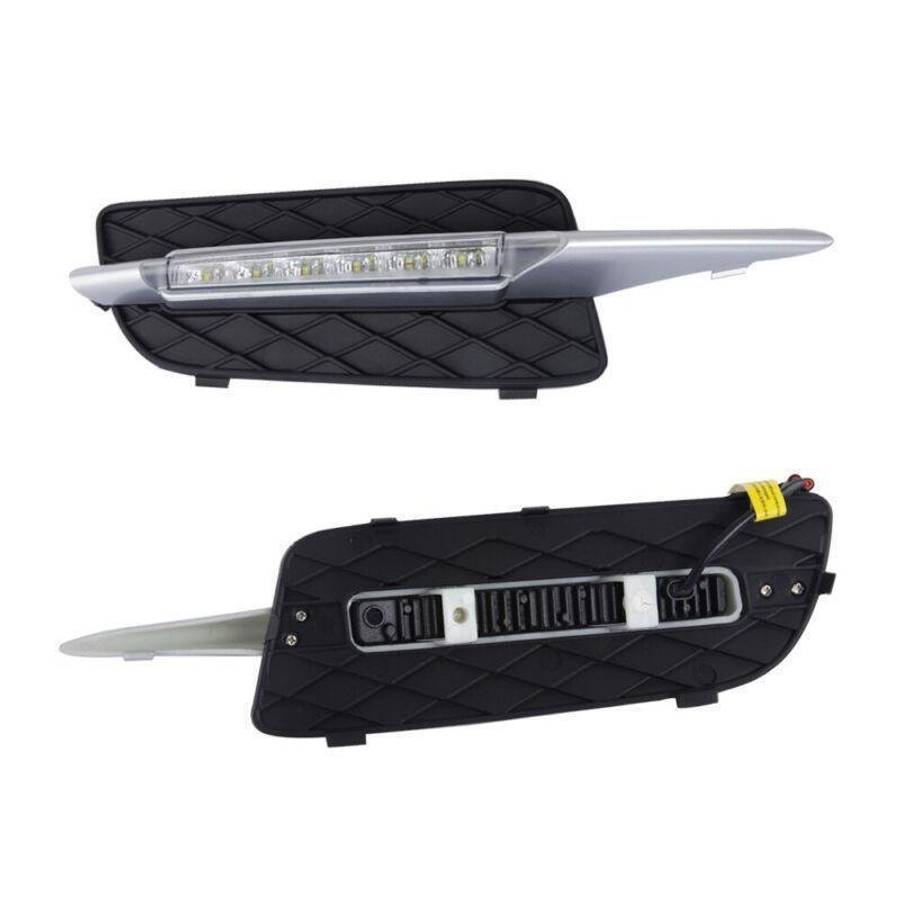 LED DRL Daytime Running Fog Light Lamps Fit For BMW X5 E70 2007-2010