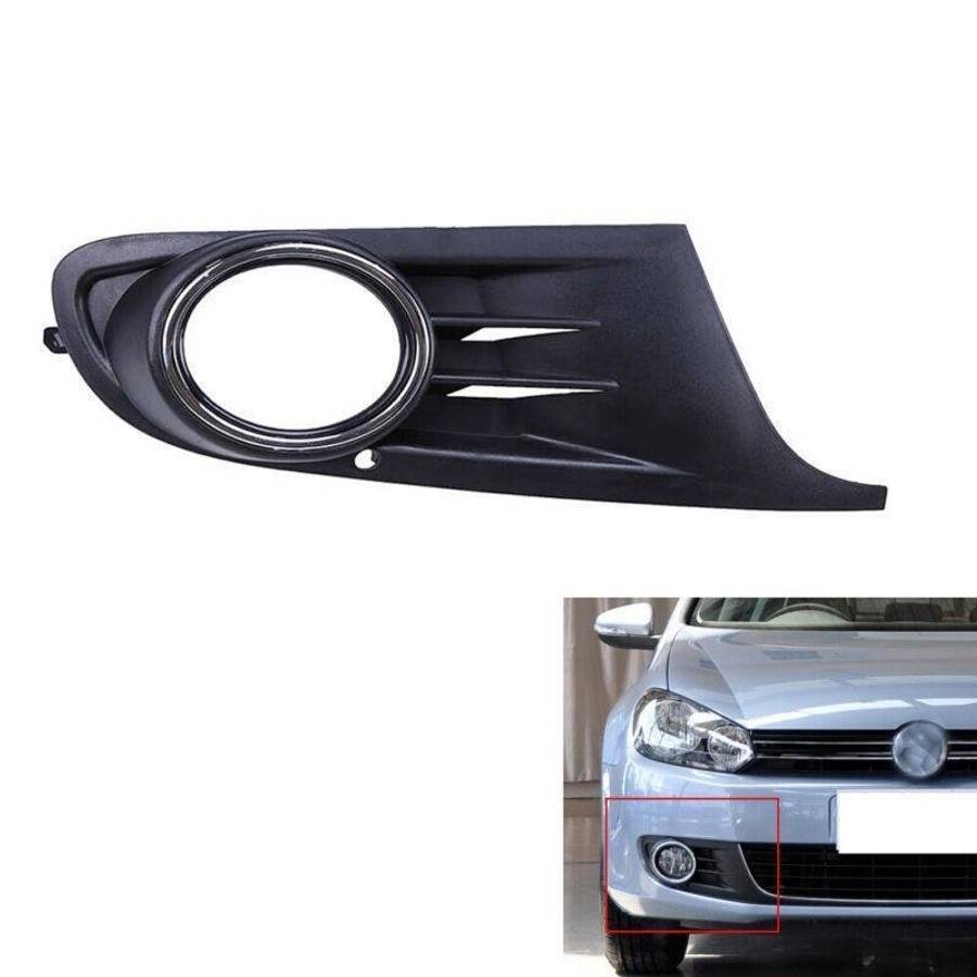 Right Side Front Foglight Grille Fit For VW Golf MK6 10-13
