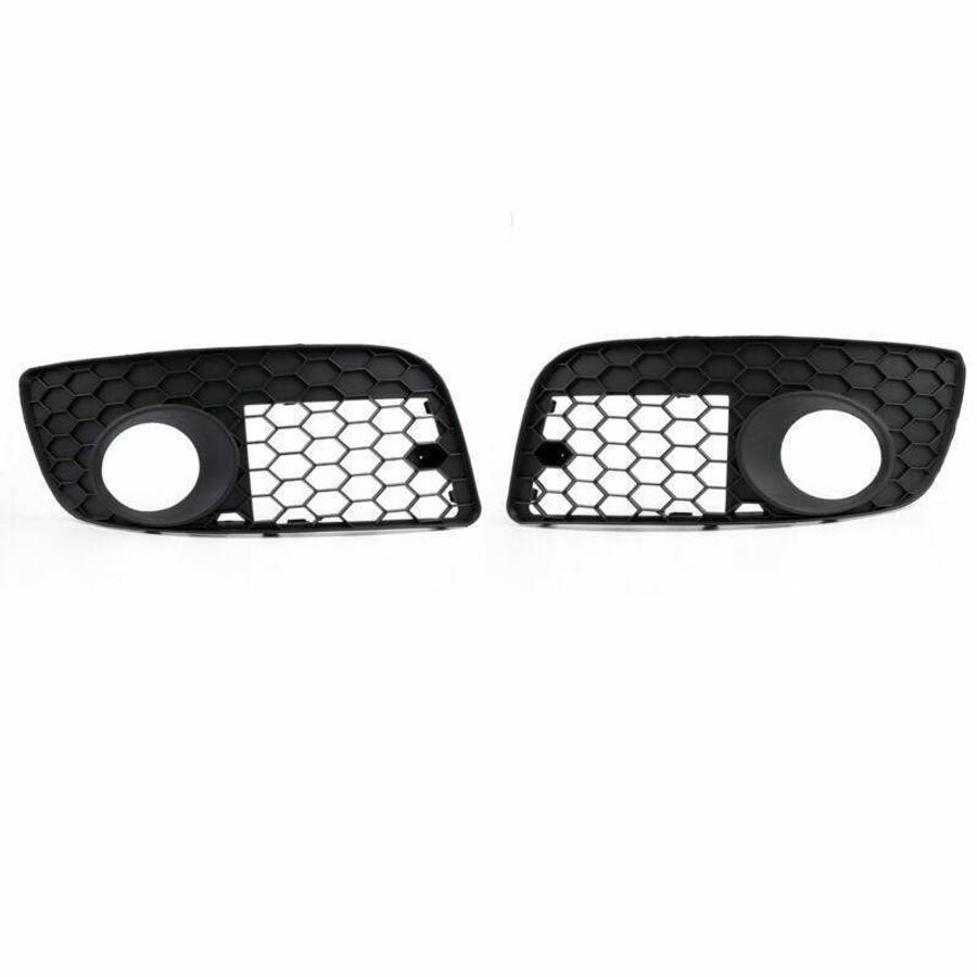2pcs Set Front Bumper Fog Light Cover Grille Bezel For VW Golf GTI MK5 2004-2009