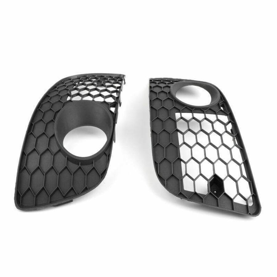 2pcs Set Front Bumper Fog Light Cover Grille Bezel For VW Golf GTI MK5 2004-2009