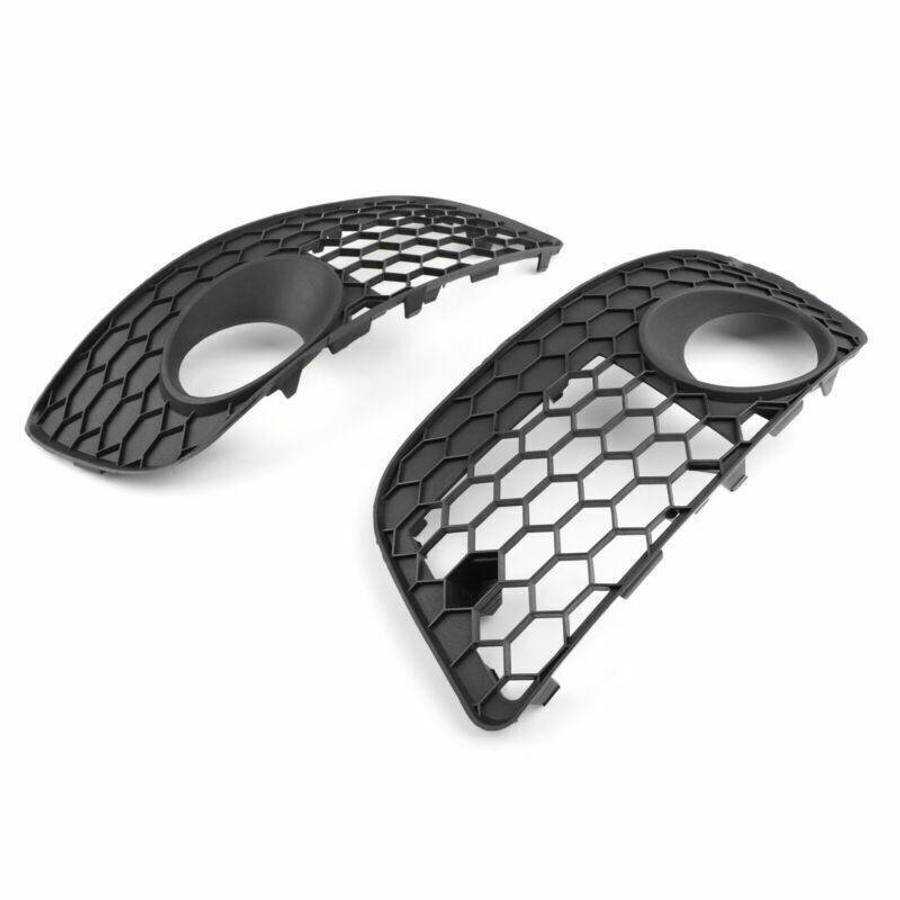 2pcs Set Front Bumper Fog Light Cover Grille Bezel For VW Golf GTI MK5 2004-2009