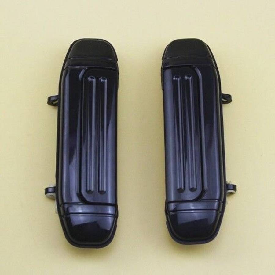 Front Pair Door Handle Black for Mitsubishi Montero Pajero V46 V31 V32 V33