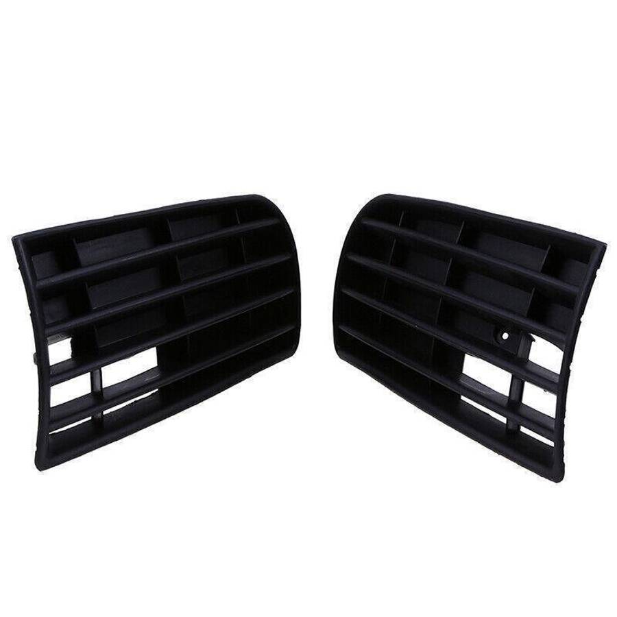 Front Bumper Grille Fog Light Trim Cover For Volkswagen VW Golf 5 2004-2009 Pair