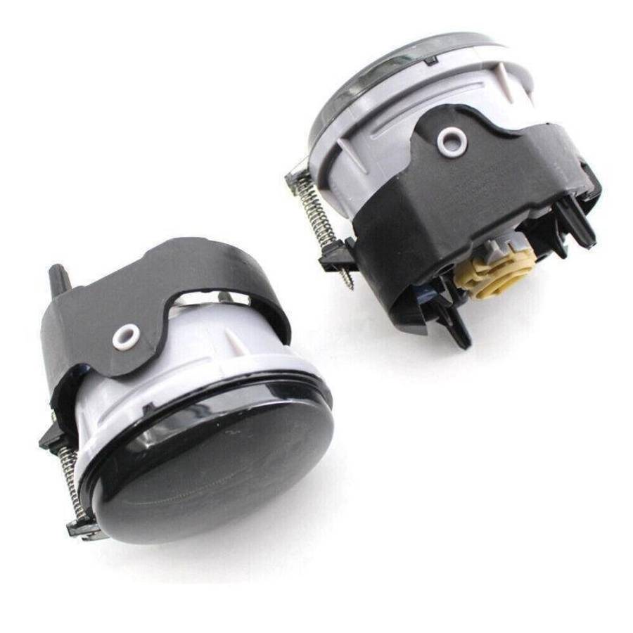 Fits 06-10 Dodge Charger/Challenger Smoke Lens Front Bumper Fog Light/Lamp