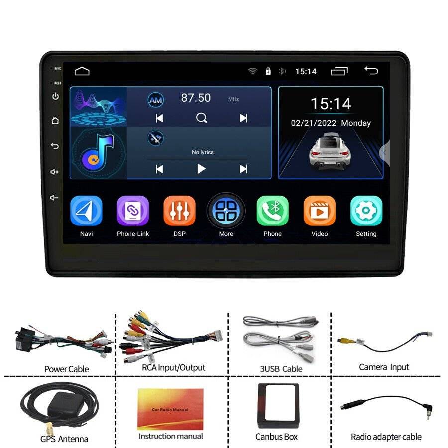 9" Car Multimedia Head Unit For Fiat Ducato Android 12 DAB Radio Wifi Stereo GPS