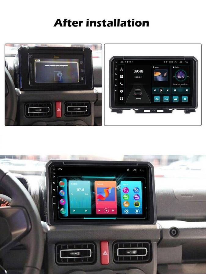 9"GPS Head Unit For Suzuki Jimny 2018-2020 Car Stereo Android 11 DAB+Radio WiFi