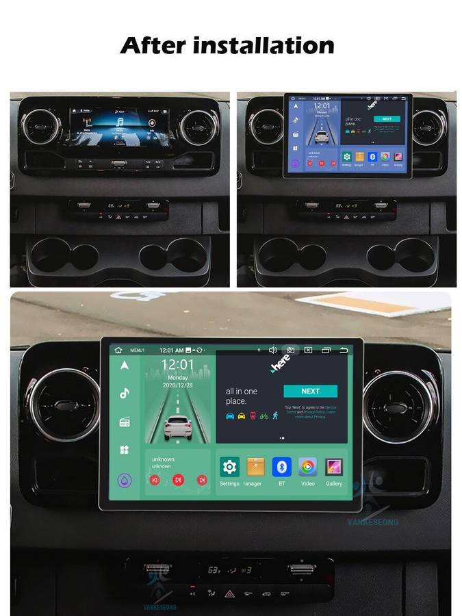 13.3" Android Auto CarPlay For Mercedes Sprinter 2018-2022 GPS SatNav Car Stereo