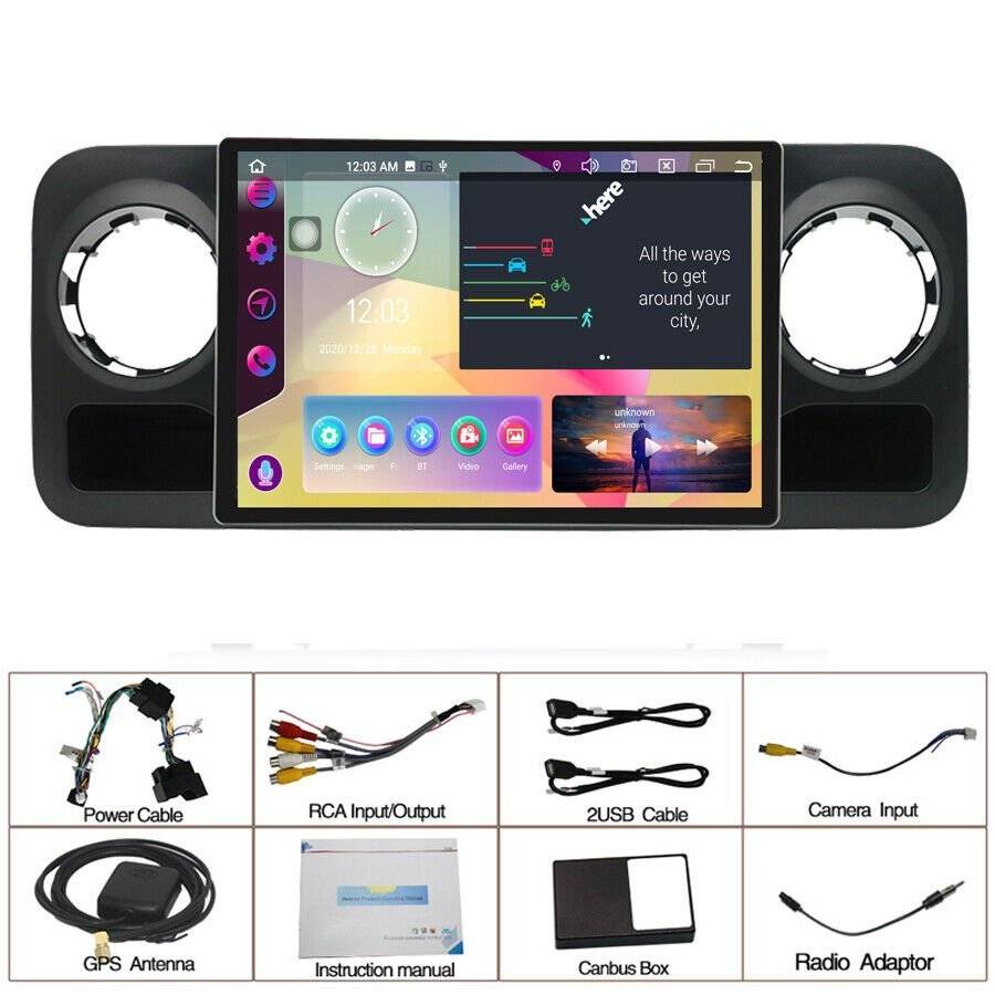 13.3" Android Auto CarPlay For Mercedes Sprinter 2018-2022 GPS SatNav Car Stereo