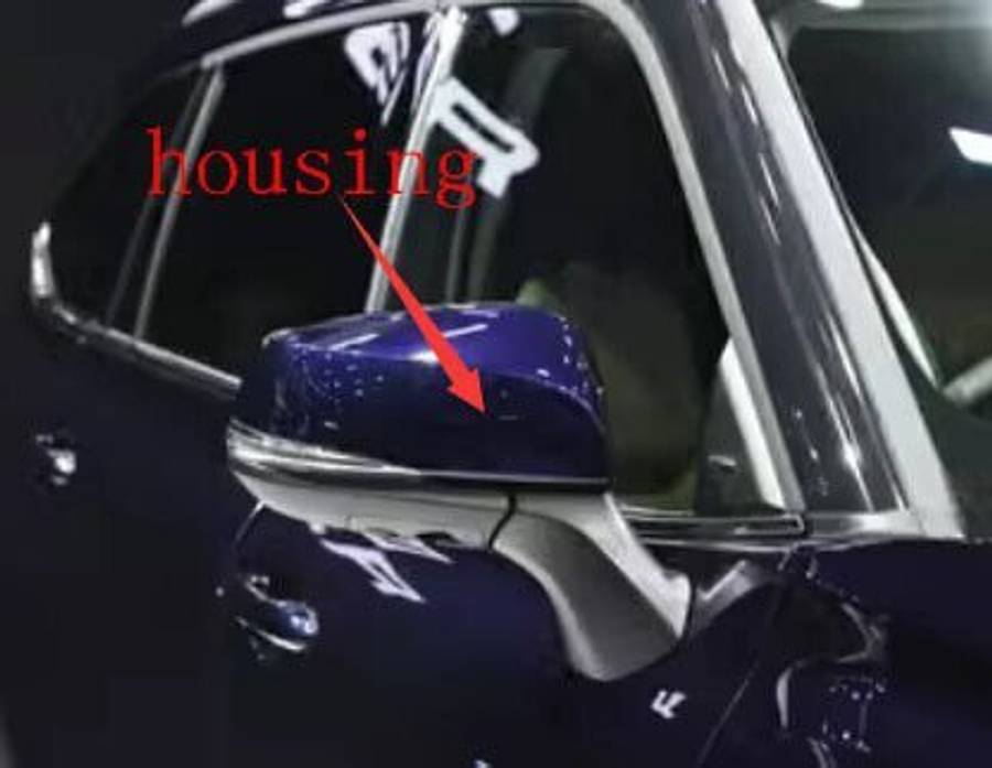 Side View Mirror Housing Part Blue Right For 22-23 Toyota Highlander UA7 SUV