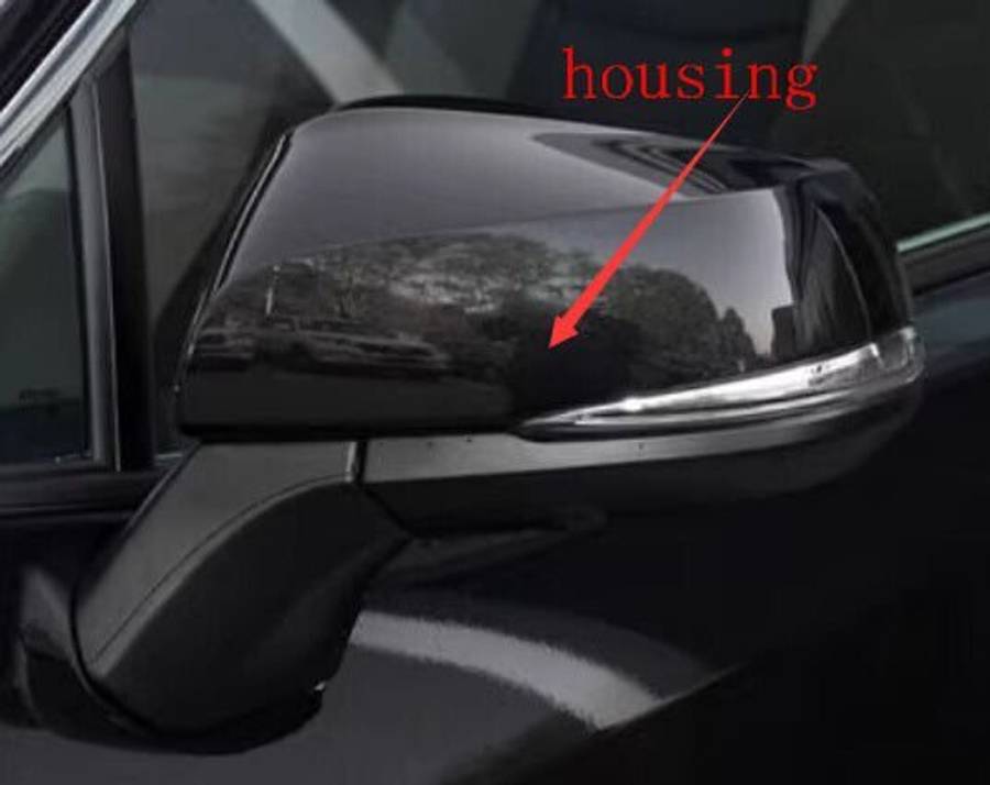 Side View Mirror Housing Part Black Left For 22-23 Toyota Highlander UA7 SUV