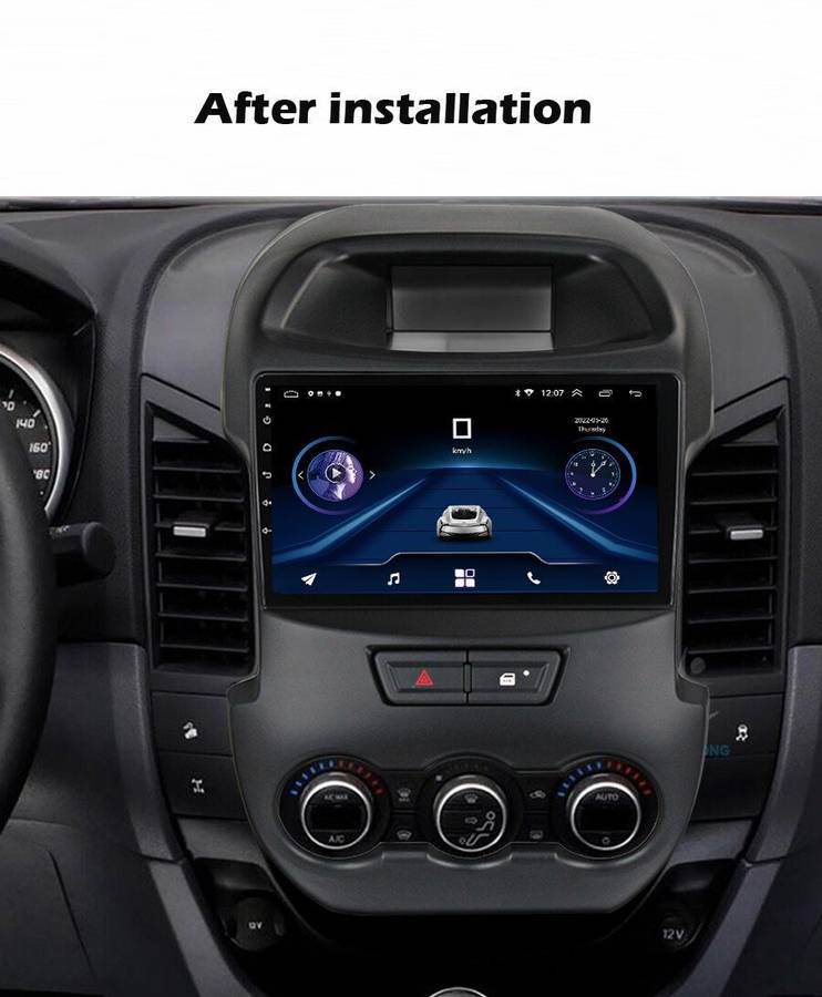 CarPlay Android Auto dab Radio Car Stereo GPS HeadUnit for Ford Ranger 2011-2016