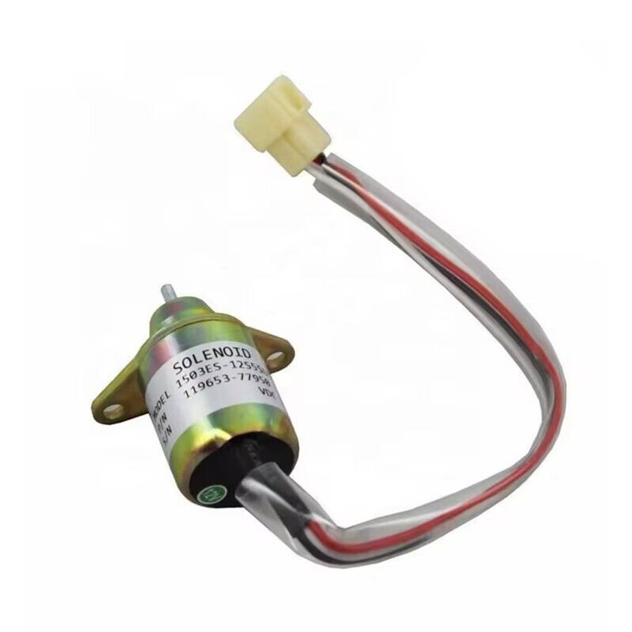 Fuel Shut Off Solenoid Valve Compatible Yanmar 3TNE84 3TNE88 4TNE84 Engine