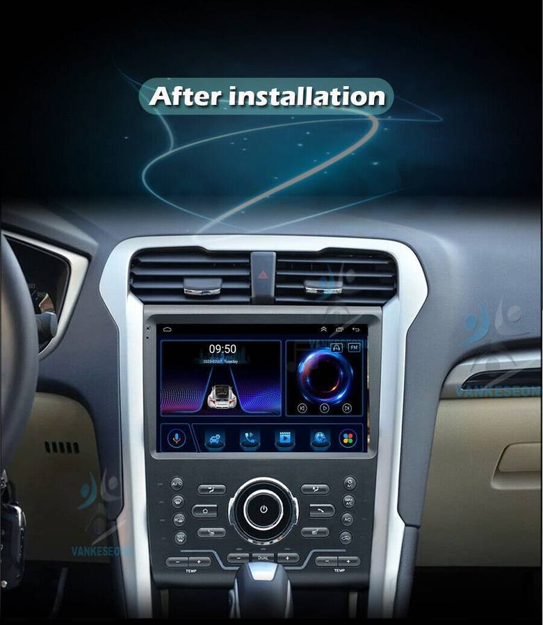For Ford Mondeo MK5 2013-2018 Android 13 Autoradio Video GPS CarPlay bt dab+ OBD