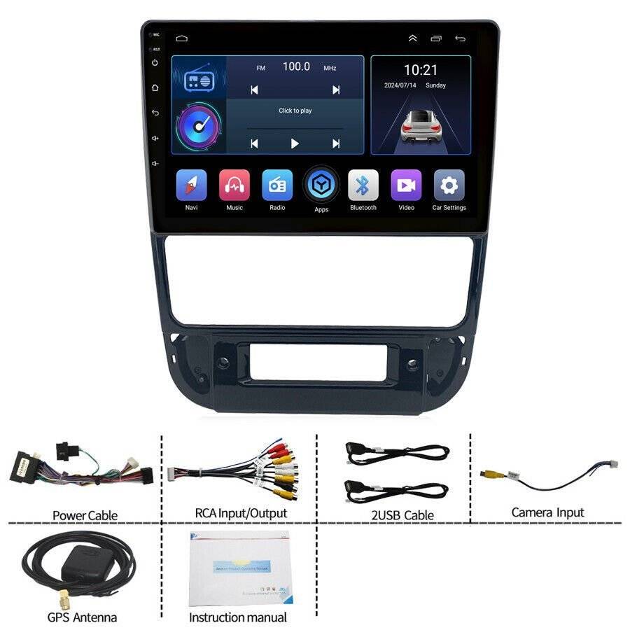 9" Android 13 Car Stereo Bluetooth DAB Radio GPS Navi for Peugeot 406 1999-2004