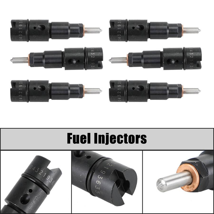 6X Compatible Dodge RV275 Performance Injector 98.5-02 24 VALVE 5.9L 0432193635