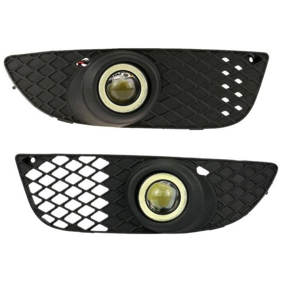 2X/Set For Mitsubishi Lancer 08-14 Grille &amp; Fog Light LED Lamp Angle/Devil Eyes