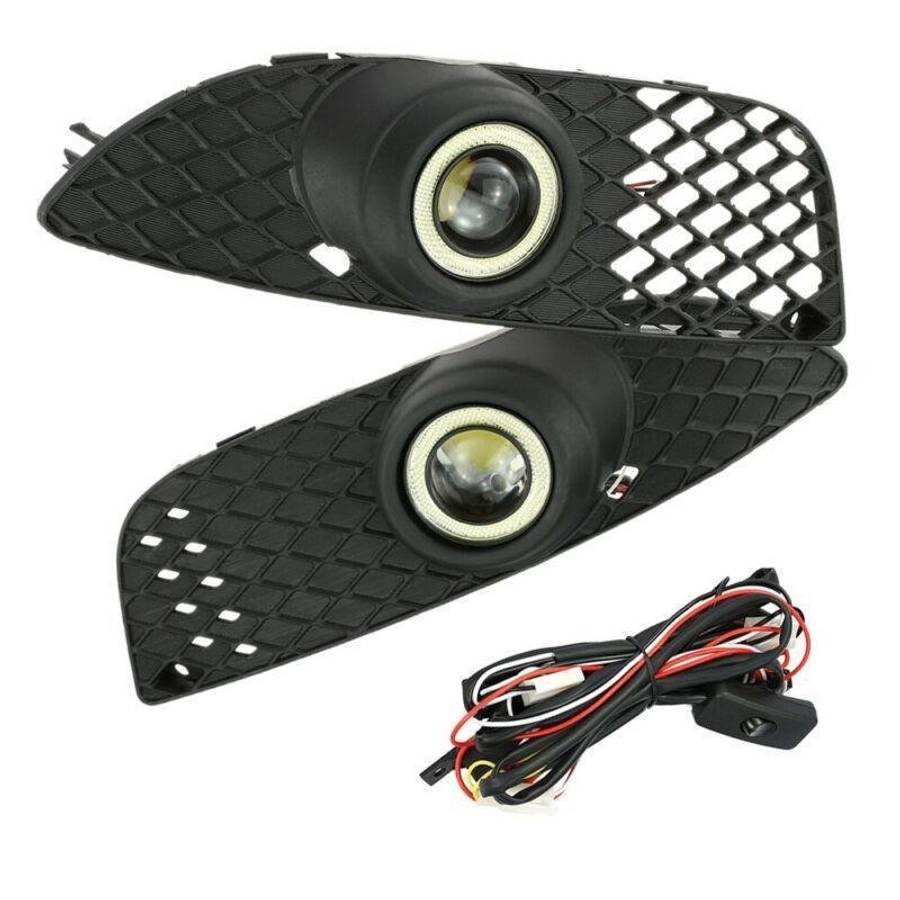 2X/Set For Mitsubishi Lancer 08-14 Grille &amp; Fog Light LED Lamp Angle/Devil Eyes