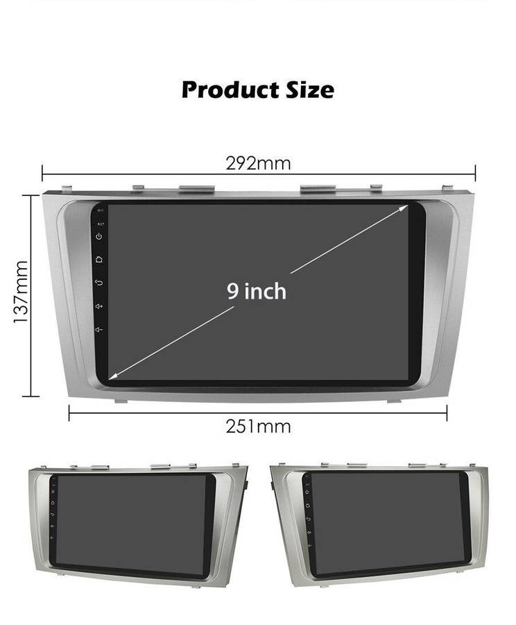 CarPlay For Toyota Camry 2006-2011 Android Autoradio GPS Navigation BT DAB+ Wifi
