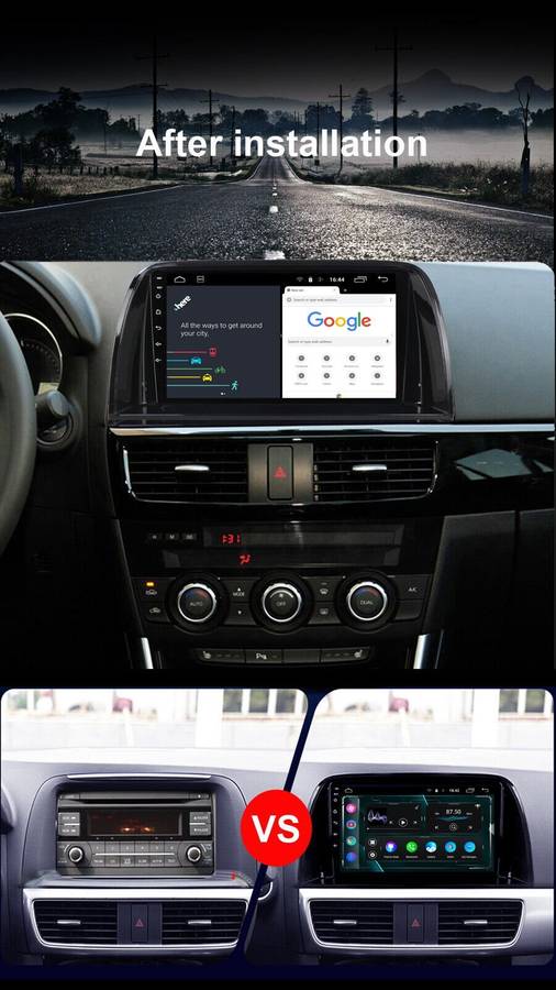 9" Android Autoradio CarPlay GPS Navigation DAB+DSP BT For MAZDA CX-5 2012-2015