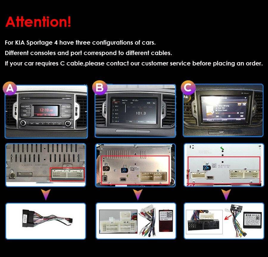 For Kia Sportage 4 QL 2016-2019 Car Radio Multimedia Video Navigation GPS Stereo