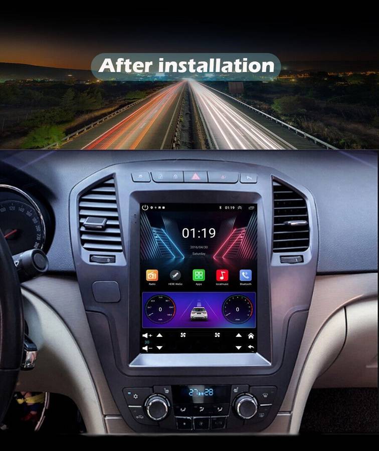64GB Autoradio DAB For Opel Insignia 2008-2013 CarPlay Android 12 Navigation GPS