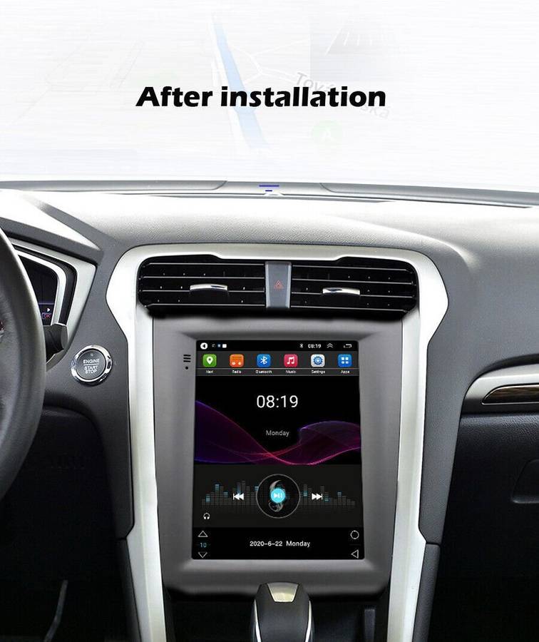 9.7" Android Auto CarPlay Autoradio Navigation GPS For Ford Mondeo V 2013-2018