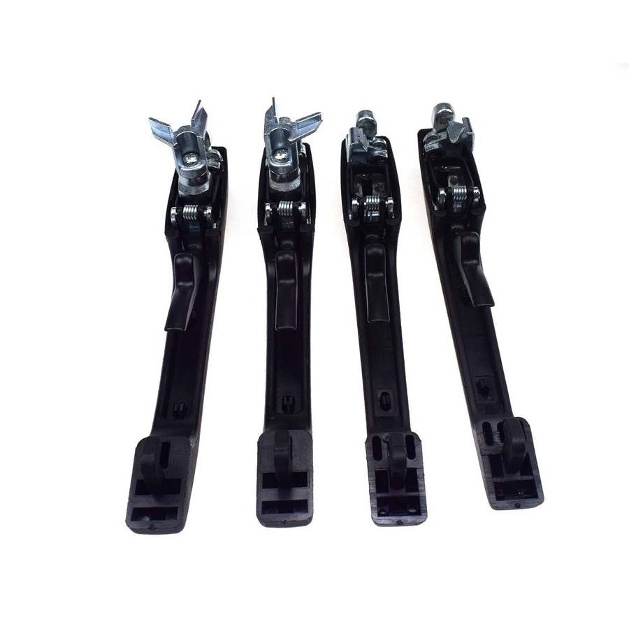 For VW Golf Jetta Rabbit Scirocco Exterior Outer Door Handles 4PCS FL FR RL RR