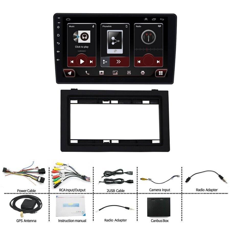 9" 8-Kern 64GB BT Android Auto CarPlay For SAAB 9-3 2007-2011 GPS DAB+ Autoradio