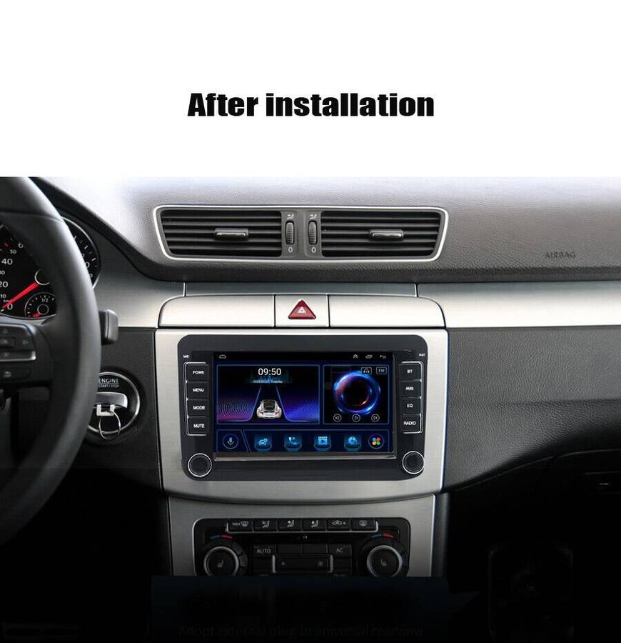 For VW Transporter T5 Sharan Caddy Bora Android Radio Stereo SAT NAV w/ Cam+OBD2