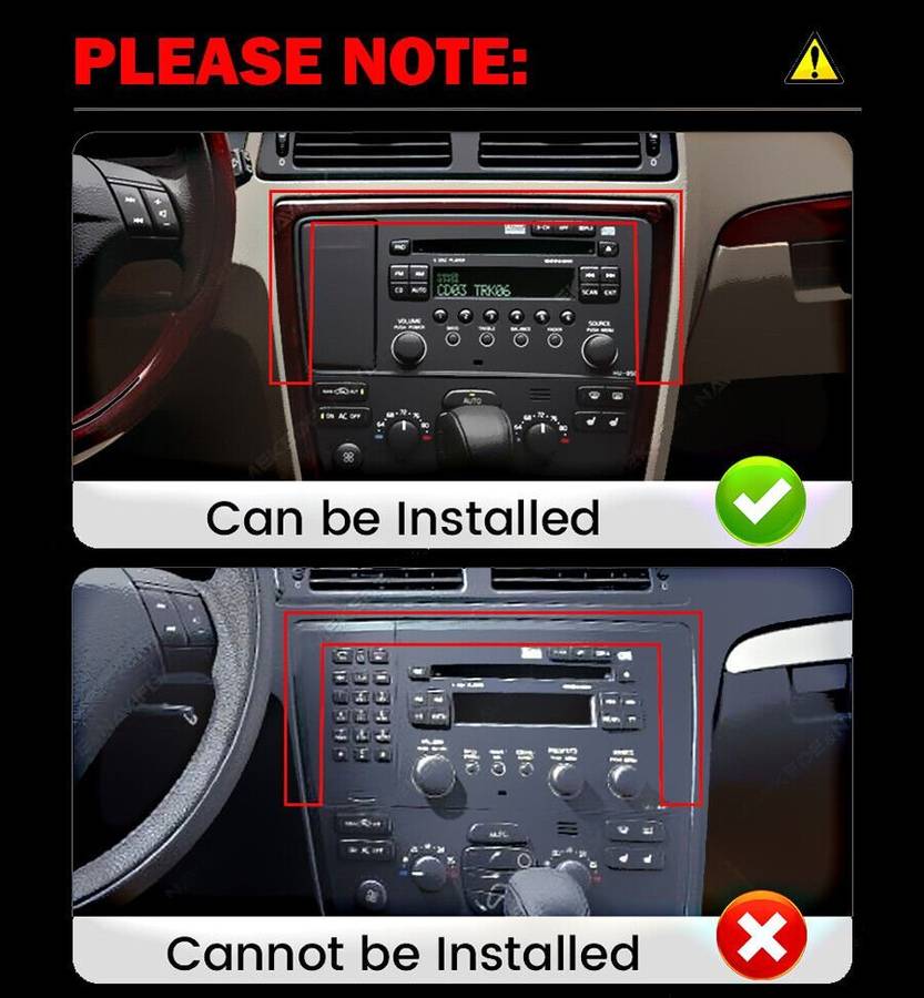 For Volvo XC70 V70 S60 2004-2007 Android Auto Radio Navigation BT DAB+