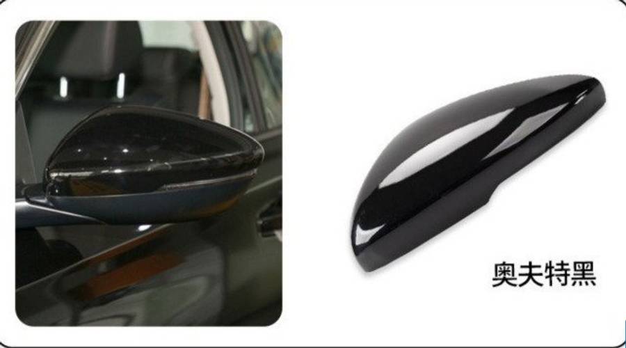 Left black For Honda Accord 2018-2022 10th Side Door Mirror Cover Replace 1pcs