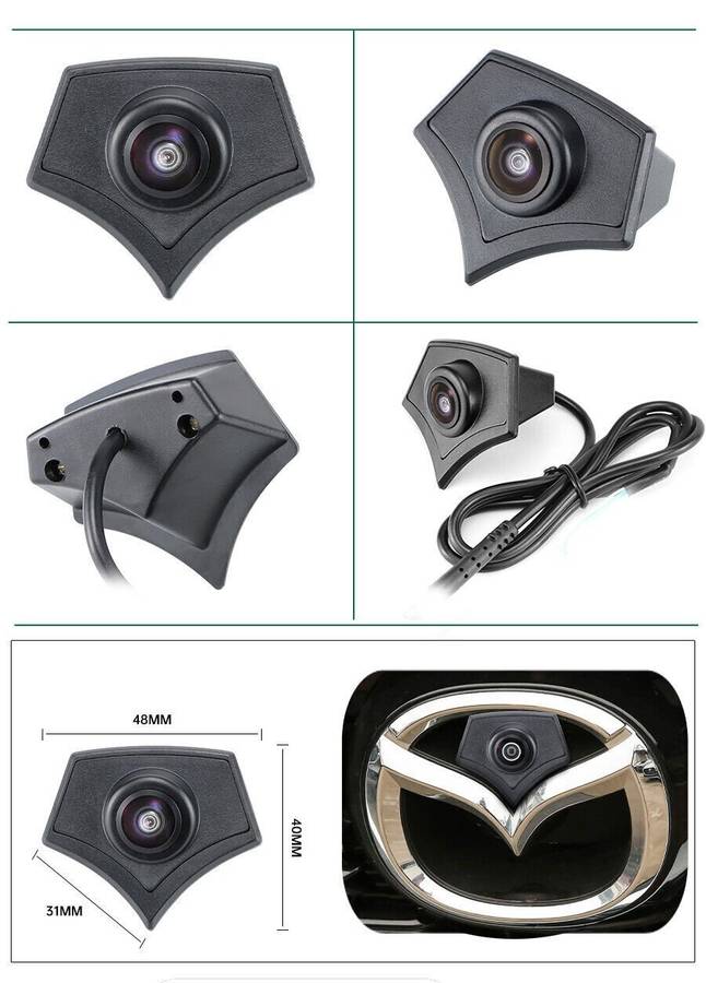 For MAZDA 3 5 6 CX-3 CX-5 CX-7 2013-2018 Fit-Emblem-Abzeichen HD CCD